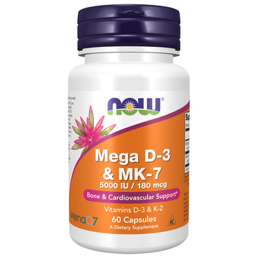 Mega D-3 & MK-7 - Now Foods